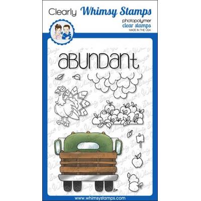 Whimsy Stamps Barbara Sproatmeyer Clear Stamps - Fill A Harvest Truck